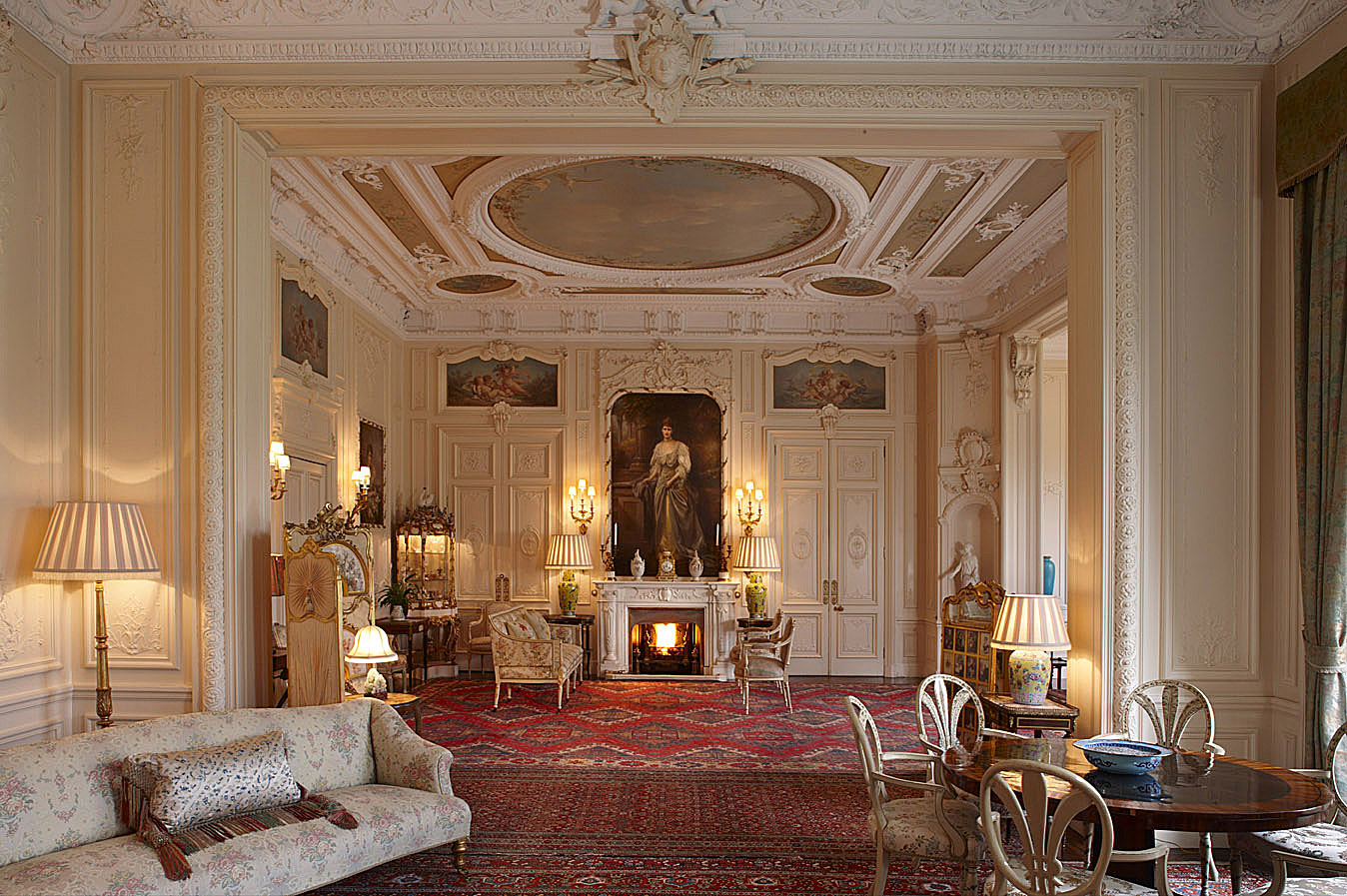 An interior image of Sandringham House